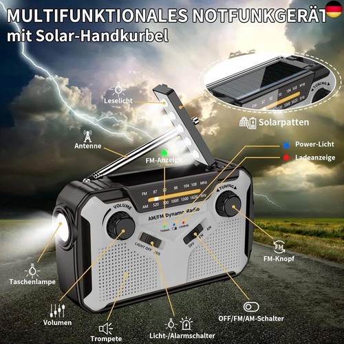 Solar radio fm tragbar - solar,