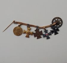 Orden und Ehrenzeichen 5 Miniatur Orden An Kette 1871 1918