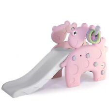 Kinderrutsche | Rutsche | Kunststoff-Rutsche | 11/2 - 4 Jahre | Dino | Rosa