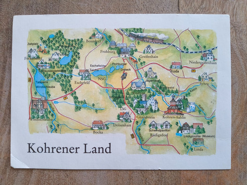 Ddr ansichtskarte kohrener - ",
