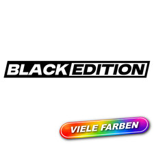 2x BLACK EDITION Aufkleber –