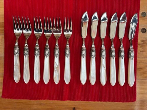 Fischbesteck teilig - fischbesteck, 12-teilig