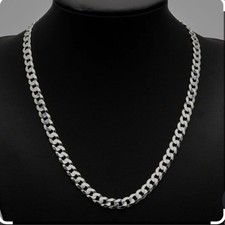 Massive 925 Silberkette Panzerkette Echtschmuck Herren  Versch. Längen & Breiten