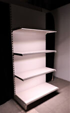 Wandregal 1m LED beleuchtet weiss Tegometall Tego Kiosk Verkauf Spätkauf Regale