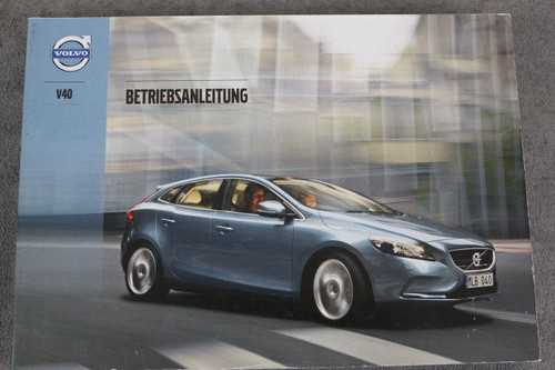 Volvo v40 betriebsanleitung - v40,