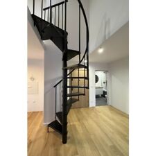 Innentreppe BERLIN 1 schwarz Buche 140 cm