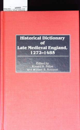 Historical dictionary late - of,