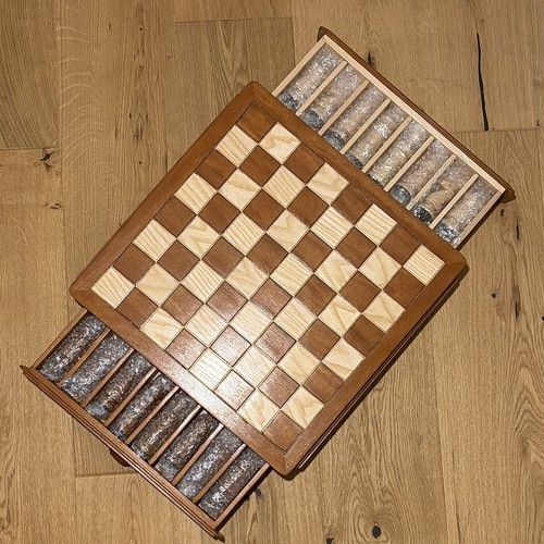 Mahagoniholz schachspiel mit - schachspiel,