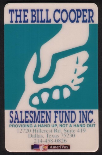 Bill cooper salesmen - fund, inc