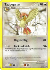 Tauboga / Pokémon Karte / Deutsch / Rätselhafte Wunder / Nonholo