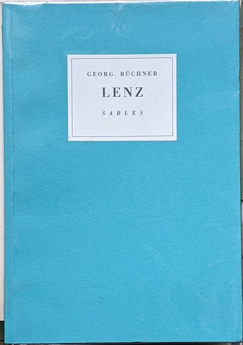 Georg büchner lenz - bÜchner,,