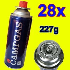 28 x Gas Butan Gaskartuschen Gaskocher Campingkocher Bunsenbrenner 227g Butangas