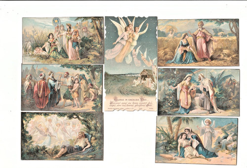 Oblate chromo religion - religion,, engel