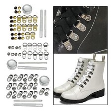 Metallstiefel Schnürhaken Beschläge Öse Reparatur DIY für Bergsteigerschuhe