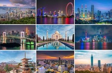 Postkarten Asien Bilder Foto