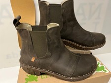 El Naturalista Damen CHELSEASTIEFELLETTE Gr. 37 "Neu" IN GRÜN MIT LOS EINLAGE