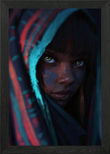 Frau mit grünen Augen