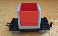 Lego Duplo: Eisenbahn Waggon Anhänger, mit Kipplore, kein Intelli