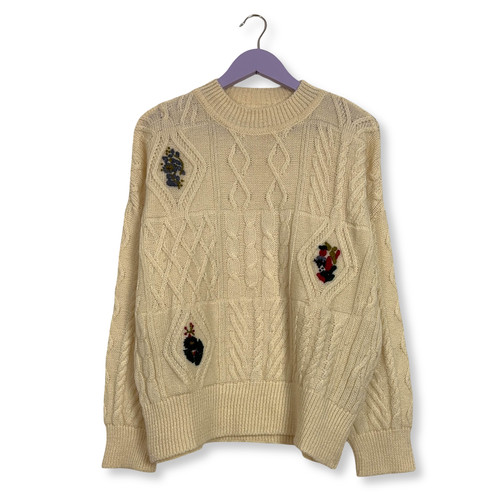 Vintage pullover creme - vintage,