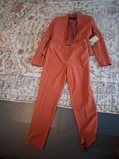 Hosenanzug. Rostfarben Neu mit