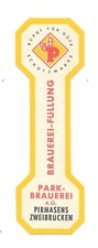 Bieretikett Parkbrauerei AG