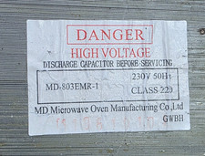 Mikrowellen Leistungstransformator MD-803EMR-1 230V + KOSTENLOSER VERSAND