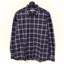 Burberry Nova Check Blu Hemd