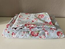 Bettwäsche 2-teilig Ikea Rosalie Rosen hellblau 140/200 Bettbezug + Kissenbezug