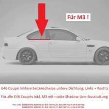 für M3 BMW E46 Coupé hintere