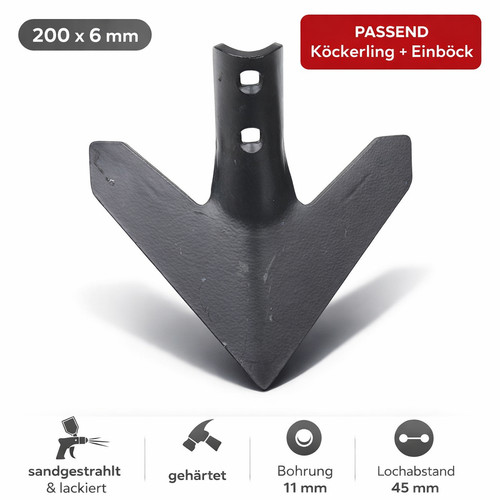 Gänsefußschar passend für
