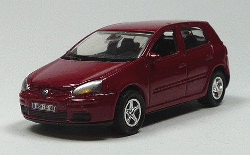 Golf modellauto dunkelrot - vw,