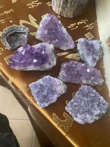 Natürlicher amethyst cluster - amethyst,