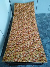 DDR-Campingliege Klappliege Gartenliege 80er Jahre gepolsterte Auflage Gästebett