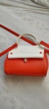 Handtasche orange beide Leder