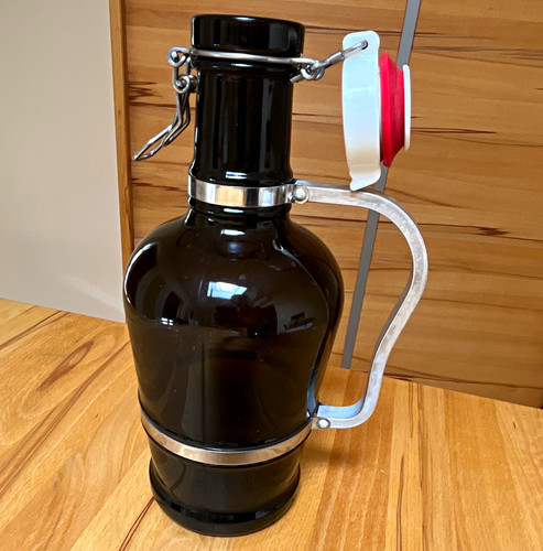 Liter schwarze glasflasche - 2,2,