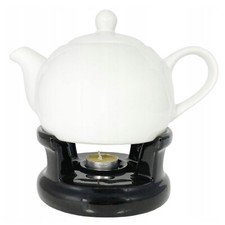 Glasierter Keramik Teekanne