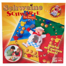 Goliath 70258 Schweine Schwarte - Das Rennen | Brettspiel ab 4+ | 2-4 Spieler