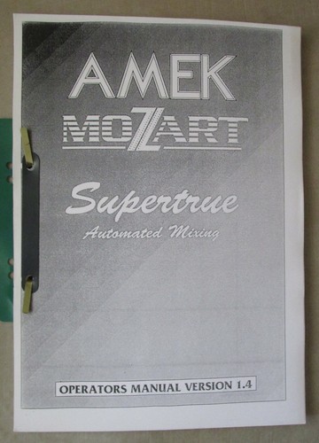 Amek mozart supertrue - amek,
