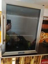 Klarstein Getränkekühlschrank 60 L Glas Edelstahl LED Bierkühlschrank klein 