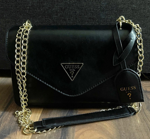 Guess schwarze schultertasche - guess,
