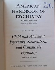 Child and Adolescent Psychiatry, Sociocultural and Community Psychiatry American