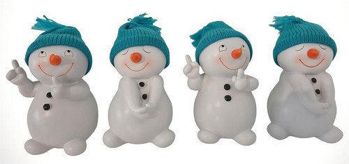 Stück schneemann figuren - 4,