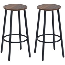 HOMCOM Barhocker 2er Set