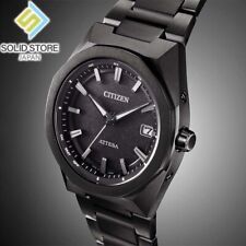 CITIZEN ATTESA CB3045-61E ACT Black Titanium Eco-Drive Funk Solar Uhr 39mm