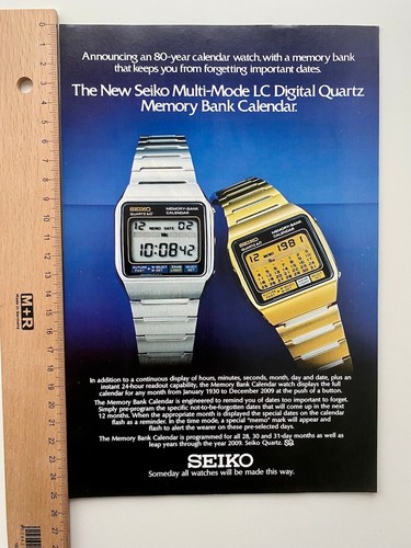 1979 seiko digital multi - seiko, lc
