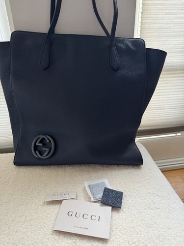 Gucci dunkelblaue leder - gucci,