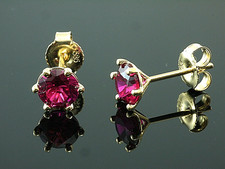 585 Gold  Ohrstecker  mit 6