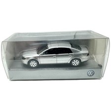 Herpa VW Phaeton Original VW 1:87 H0 Modellauto Car Silber INKgrafiX TOYS A332