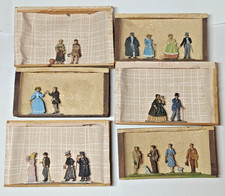 18 Zinnfiguren flach 30mm