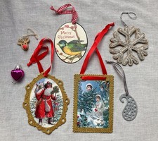 4 Weihnachtsanhänger, davon 2 von Spiegelburg, Weihnachtsdeko, Advent